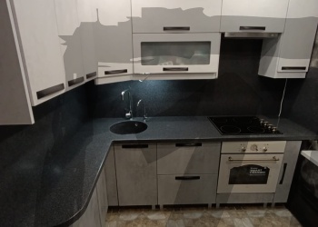 Столешница для кухни из акрилового камня Grandex A-426 Onyx gravel